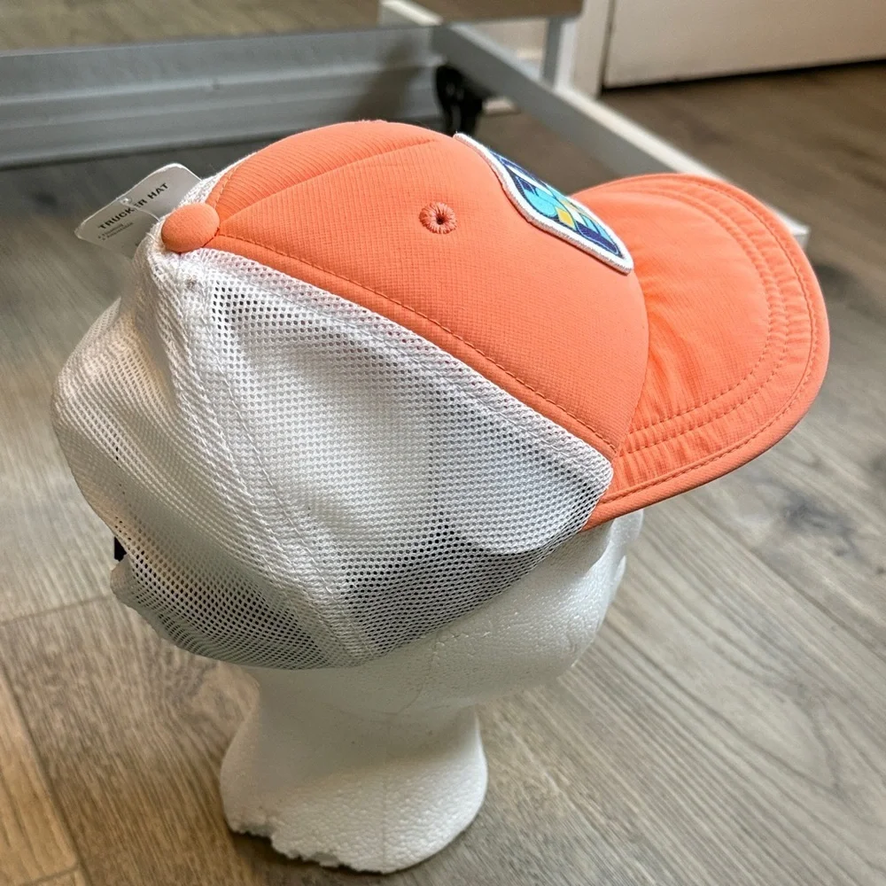 Speedo Kids Vibrant Orange and White Hat